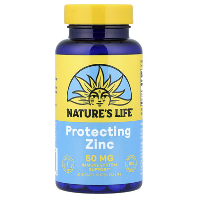 Nature's Life, Zinc, 100 comprimidos