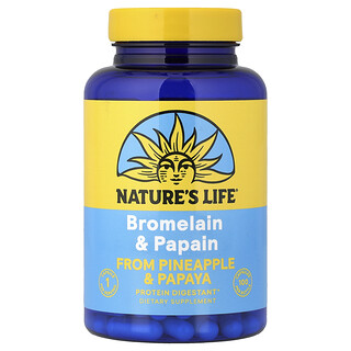 Nature's Life, Bromelain & Papain, 100 Capsules