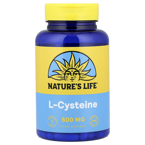 Nature's Life, L-Cysteine, 500 mg, 100 Capsules