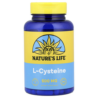 Nature's Life, L-Sistein, 500 mg, 100 Kapsül