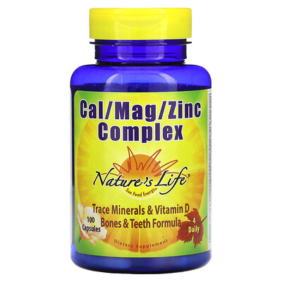 Product Image for Nature's Life, Cal/Mag/Zinc Complex , 100 Capsules