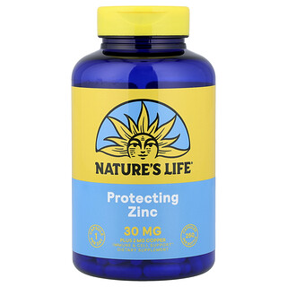 Nature's Life, Melindungi Zinc Plus Tembaga, 250 Kapsul