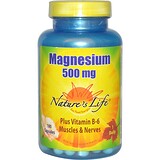 Отзывы о Nature’s Life, Магний, 500 мг, 100 капсул