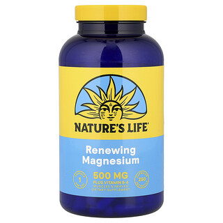 Nature's Life, восстанавливающий магний, 250 капсул