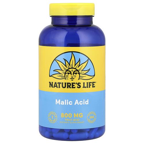 Nature's Life, Malic Acid, 800 mg, 250 Capsules