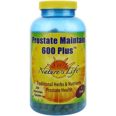 

Prostate Maintain 600 Plus, 250 вегетарианских капсул