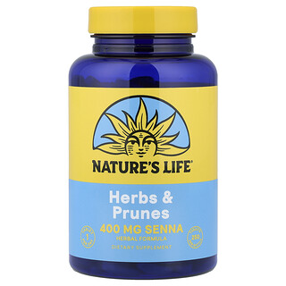 Nature's Life, травы и чернослив, 250 таблеток