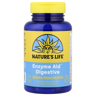 Product Image for Nature's Life, Enzyme Aid Digestive, 100 Capsules