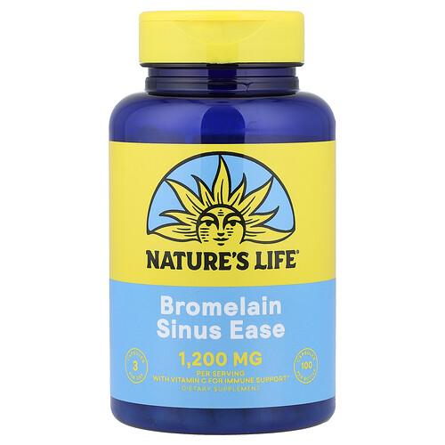 Nature's Life, Bromelain Sinus Ease, 100 Kapseln