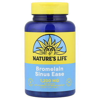 Nature's Life, бромелаїн для носових пазух, 100 капсул