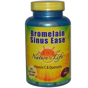 Отзывы о Натурес Лифе, Bromelain Sinus Ease, 100 Veggie Caps