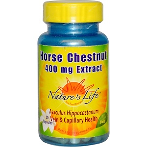 Натурес Лифе, Horse Chestnut Extract, 400 mg, 50 Capsules отзывы