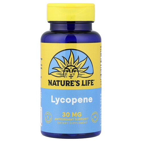 Nature's Life Lycopene , 30 mg, 30 Tablets