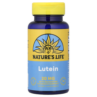 Nature's Life, Luteína, 60 cápsulas blandas