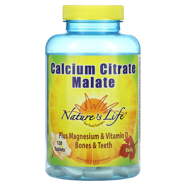 Calcium Citrate Malate, 120 Tablets