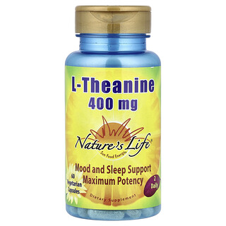 Nature's Life, L-Theanine, 60 Vegetarian Capsules