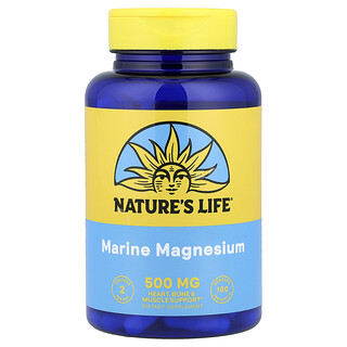 Nature's Life, Marine Magnesium, 100 vegetarische capsules (250 mg per capsule)