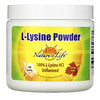Nature's Life, L-Lysine в порошке, без вкусовых добавок, 200 г