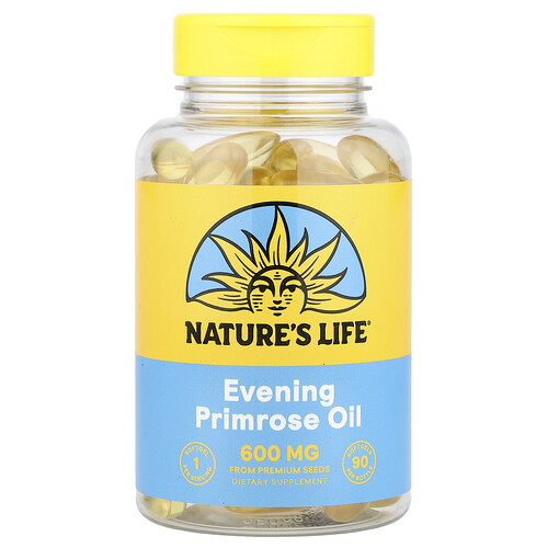 Nature's Life Evening Primrose Oil, 600 mg , 90 Softgels