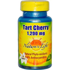 Отзывы о Натурес Лифе, Tart Cherry, 1,200 mg, 30 Tablets