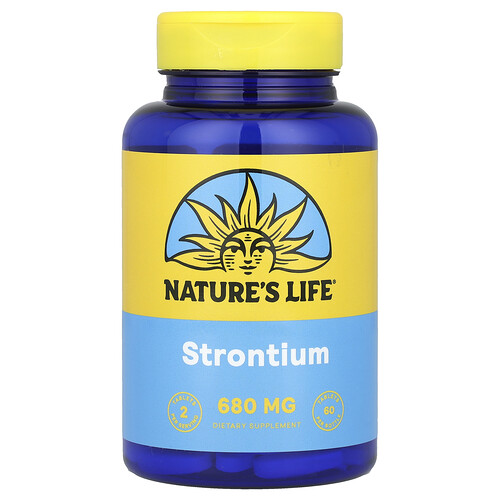 Nature's Life, Strontium, 60 Tabletten (340 mg pro Tablette)
