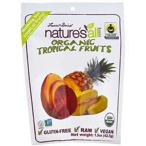 Отзывы о Натиерра Натурес Ол, Organic Freeze-Dried, Tropical Fruits, 1.5 oz (42.5 g)