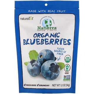 Natierra, Organic Freeze-Dried, Blueberries, 1.2 oz (34 g)