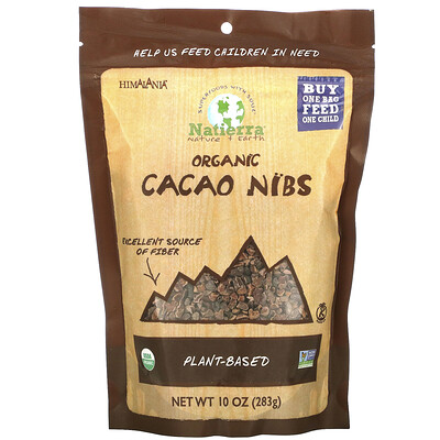 Natierra Himalania, Organic Cacao Nibs, 10 oz (283 g)
