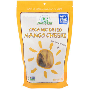 Отзывы о Натиерра Натурес Ол, Organic Dried, Mango Cheeks, 8 oz (227 g)