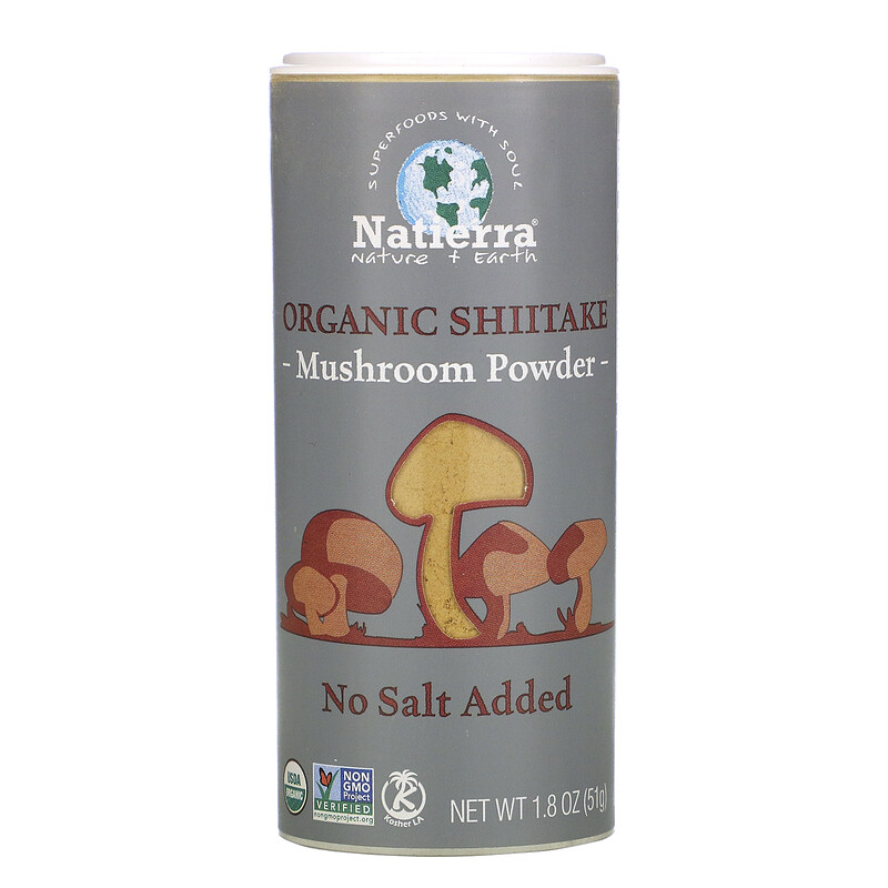 Natierra, Organic Shiitake Mushroom Powder, 1.8 oz (51 g) - iHerb