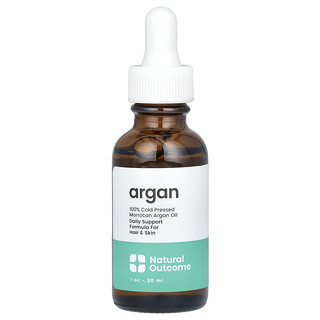 Natural Outcome, Óleo de Argão Marroquino 100% Prensado a Frio, 30 ml (1 oz)