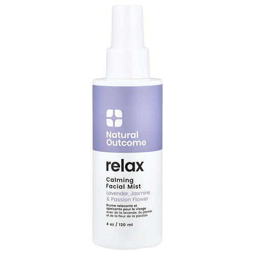 Natural Outcome Relax, Calming Facial Mist, 4 oz (120 ml)
