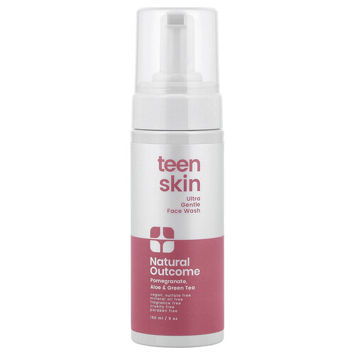 Natural Outcome, Teen Skin, Ultra Gentle Face Wash, ultra sanfte Gesichtsreinigung für Teenager-Haut, 150 ml (5 oz.)