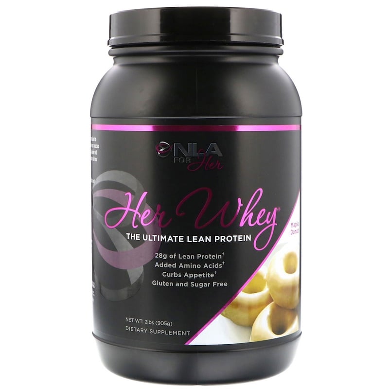 NLA for Her, Her Whey, The Ultimate Lean Protein, Maple Donut, 2 lbs ...