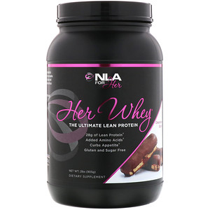 Отзывы о НЛА фо Хё, Her Whey, The Ultimate Lean Protein, Chocolate Eclair, 2 lbs (905 g)