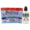 NeilMed, 原始和专利的鼻窦冲洗试剂盒，50个预混合包每包1克
