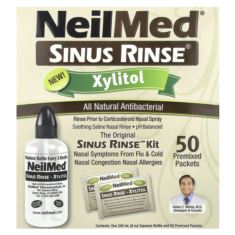Sinus Rinse®, Xylitol, Sinus Rinse™ Kit, 2 Piece Kit