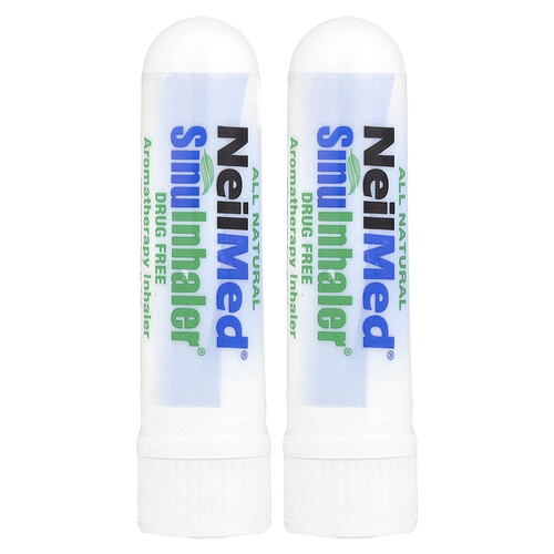 Neilmed SinuInhaler®, Aromatherapy Inhaler, 2 Inhalers, 0.1 fl oz (2.6 g)