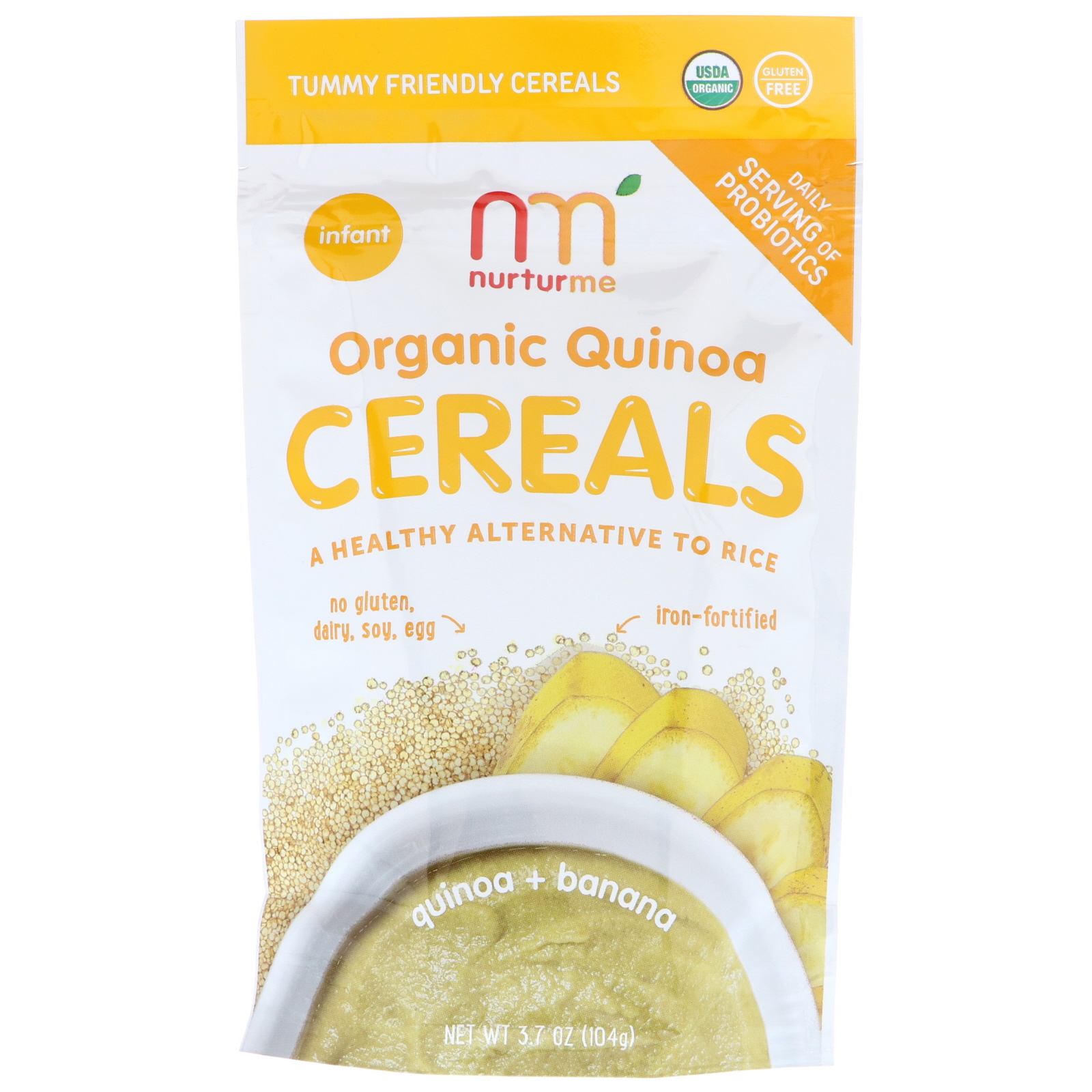 organic iron fortified baby cereal