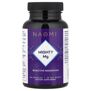 NAOMI, Mighty Mg, 60 capsules (180 mg pièce)