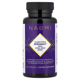 NAOMI, Boost à l'agrumes et à la bergamote italienne, 30 capsules