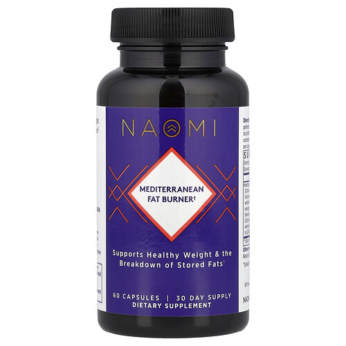 Naomi Mediterranean Fat Burner, 60 Capsules