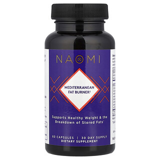 NAOMI, Mediterranean Fat Burner, 60 Capsules
