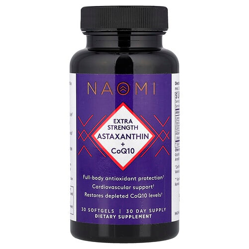 NAOMI, Astaxanthin + CoQ10, 30 Kapseln
