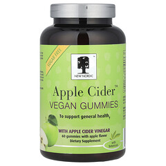 Веганські жувальні таблетки з Apple Cider™, яблуко, 60 жувальних мармеладок (200 мг на 1 жувальну таблетку)