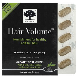 New Nordic, Isipadu Rambut , 90 Tablet