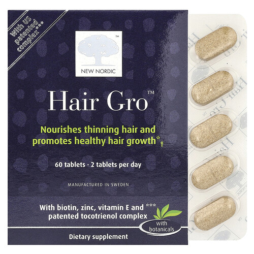 New Nordic Hair Gro™, 60 Tablets
