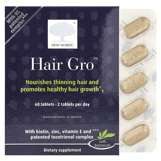 New Nordic, Hair Gro™, 60 Tablet