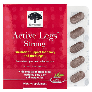 New Nordic, Active Legs™ Strong, 30 Tablet