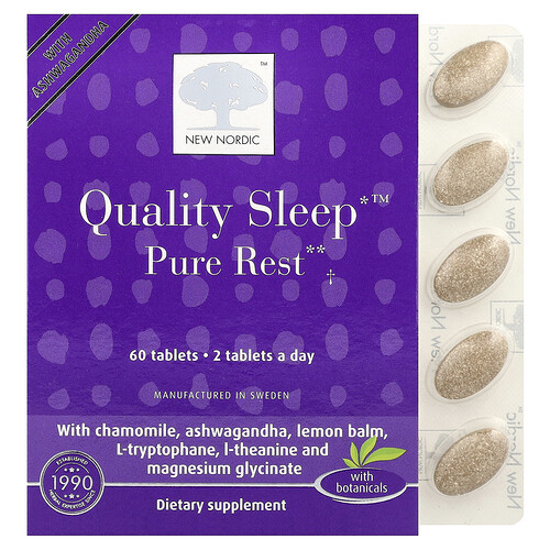 New Nordic, Quality Sleep™ Pure Rest, 60 Tabletten
